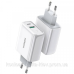 Зарядний пристрій 2xUSB 38W (1хUSB-A+1xType-C) Wall Charger Білий CD170 Ugreen (60468) Зарядний пристрій 2xUSB 38W (1хUSB-A+1xType-C) Wall Charger Білий CD170 Ugreen (60468)