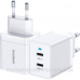 Зарядний пристрій 2хUSB-C 40W PD QC3.0 Q5006 білий Choetech (Q5006-EU-WH) Зарядний пристрій 2хUSB-C 40W PD QC3.0 Q5006 білий Choetech (Q5006-EU-WH)
