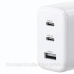 Зарядний пристрій 3xUSB 65W (2xType-C+USB QC3.0) Fast Charger Білий CD275 Ugreen (90496) Зарядний пристрій 3xUSB 65W (2xType-C+USB QC3.0) Fast Charger Білий CD275 Ugreen (90496)