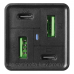 Зарядний пристрій 4xUSB 65W GaN (2xUSB-C+2xUSB-A) чорний Sandberg (441-45)