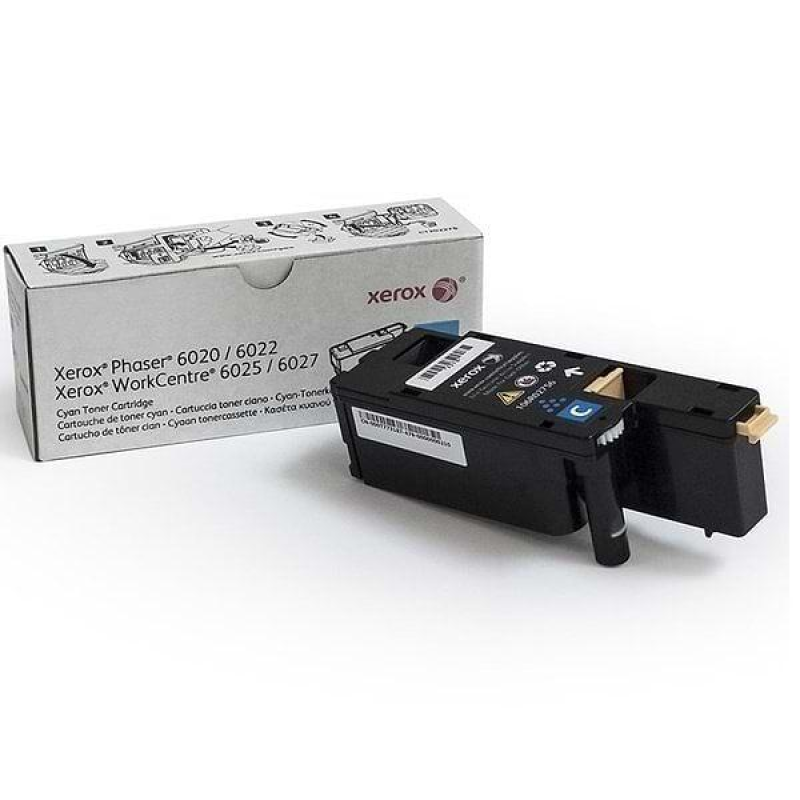 Картридж Xerox PH6020/6022/WC6025/6027 Cyan (1000 стор)
