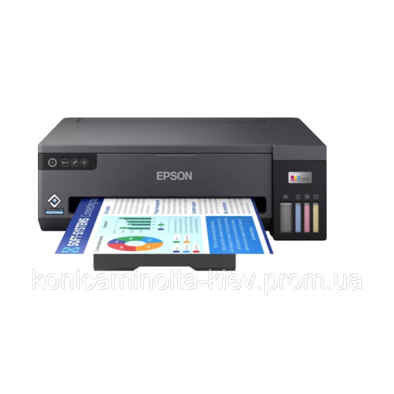 Принтер струменевий кольоровий L11050 A3 Epson EcoTank, USB, Wi-Fi 4 кольори (C11CK39403)