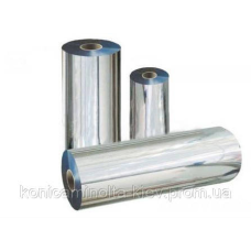 Плівка рулонна PET металізована 500мм, 2000м, 22 мік, срібло