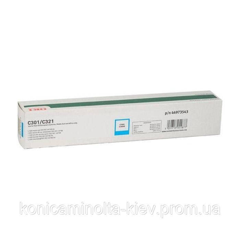 Тонер-картридж OKI C301/C321/MC332/MC342 Cyan 1,5K (44973543) Тонер-картридж OKI C301/C321/MC332/MC342 Cyan 1,5K (44973543)