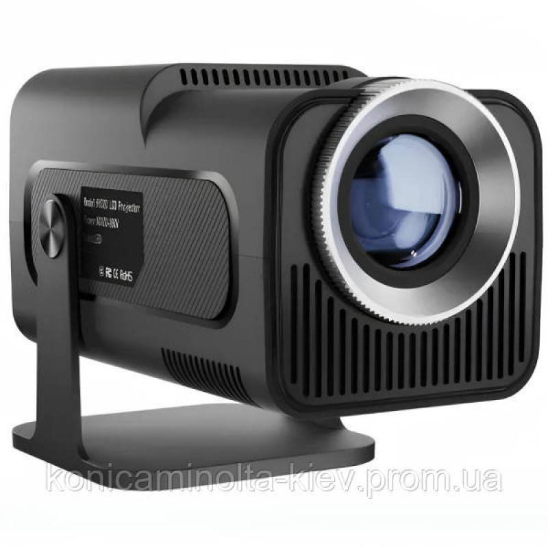 Проектор H96 MAX HY320 , LED, LCD, Full HD, 230 AL,16:9, Android 11.0, HDMI, WiFi, Bluetooth, сірий