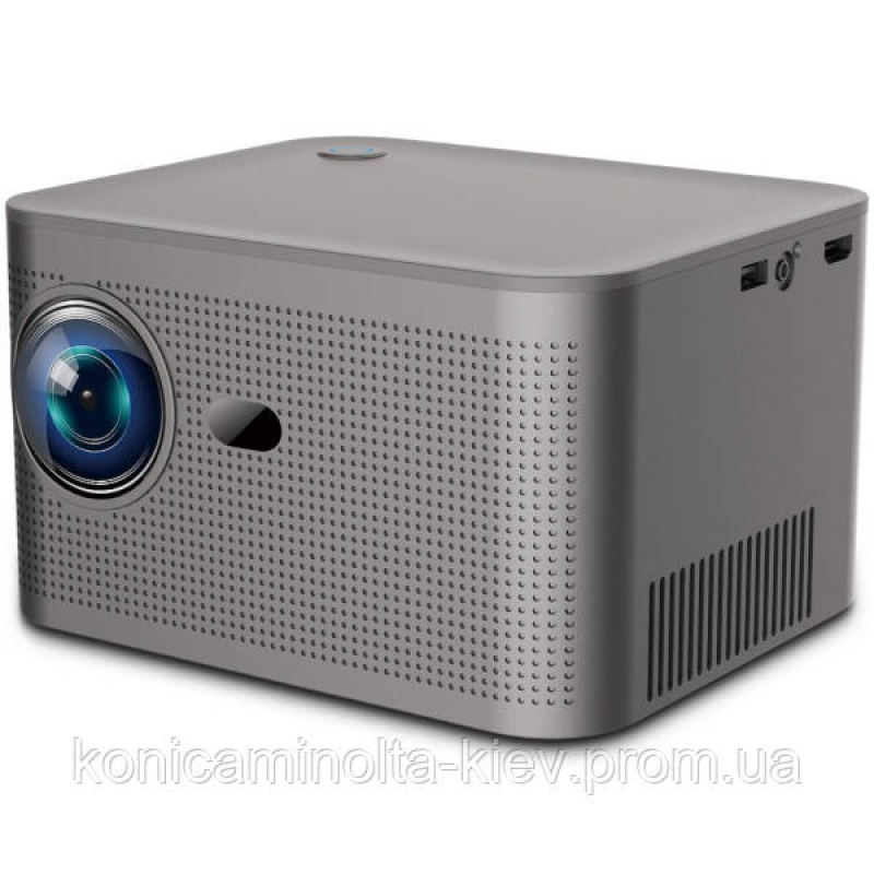 Проектор H96 MAX HY350 , LED, LCD, Full HD, 300 AL,16:9, Android 11.0, HDMI, WiFi, Bluetooth, сірий