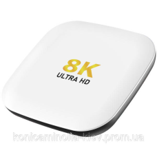 TV Медіаплеєр H96 MAX M2 4/64Gb/ Rockchip RK3528/ Android 13/ WiFi 2.4G+5G/BT 5.1/ білий