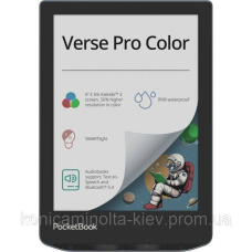 Электронная книга Pocketbook 634K3 Verse Pro Color, StormySea (PB634K3-1-CIS)
