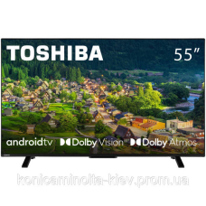 TV 55 Toshiba 55UA2363DG 4K UHD/LED/T2/Android 11/2 x 10W/Dolby Digital/HDMI/Wi-Fi/VESA 200 x 200 M4