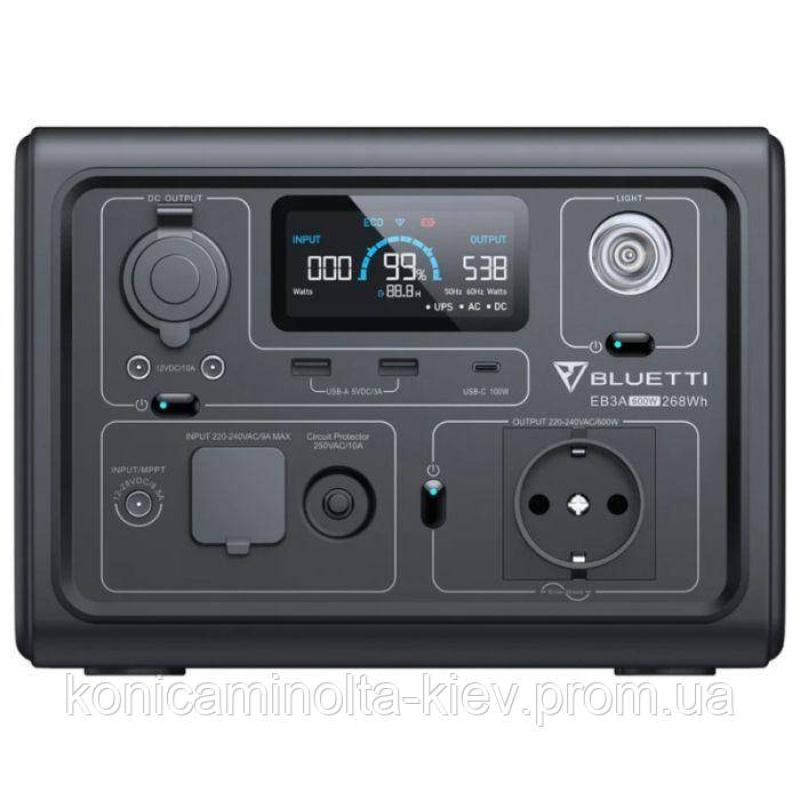 Зарядна станція EcoFlow RIVER 3 UPS (EFRIVER3-UPS-EU-CBox) Зарядна станція EcoFlow RIVER 3 UPS (EFRIVER3-UPS-EU-CBox)