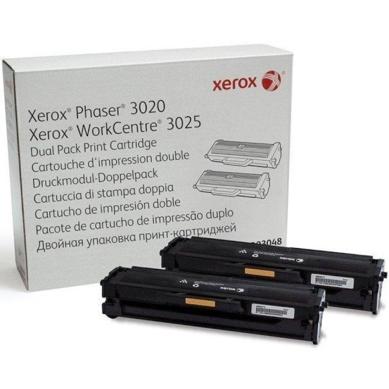 Картридж Xerox Phaser 3020/WC3025 Dual Pack, 3K