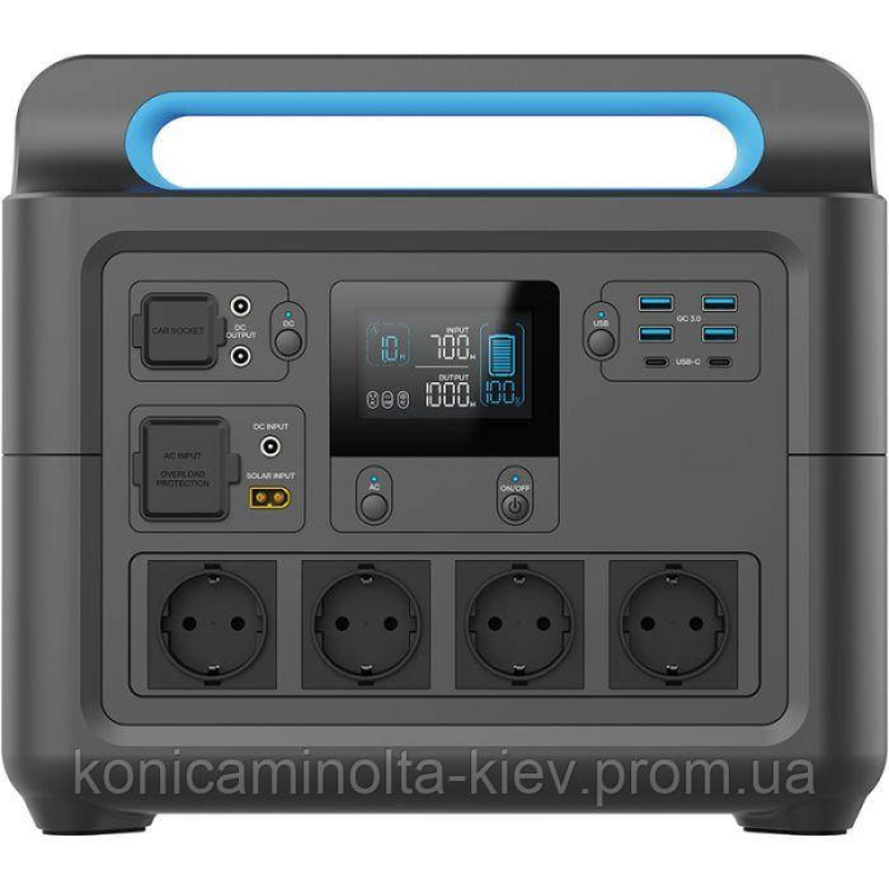 Зарядна станція PowerPlant HS1000 1800W, 1024Wh (PB930845)