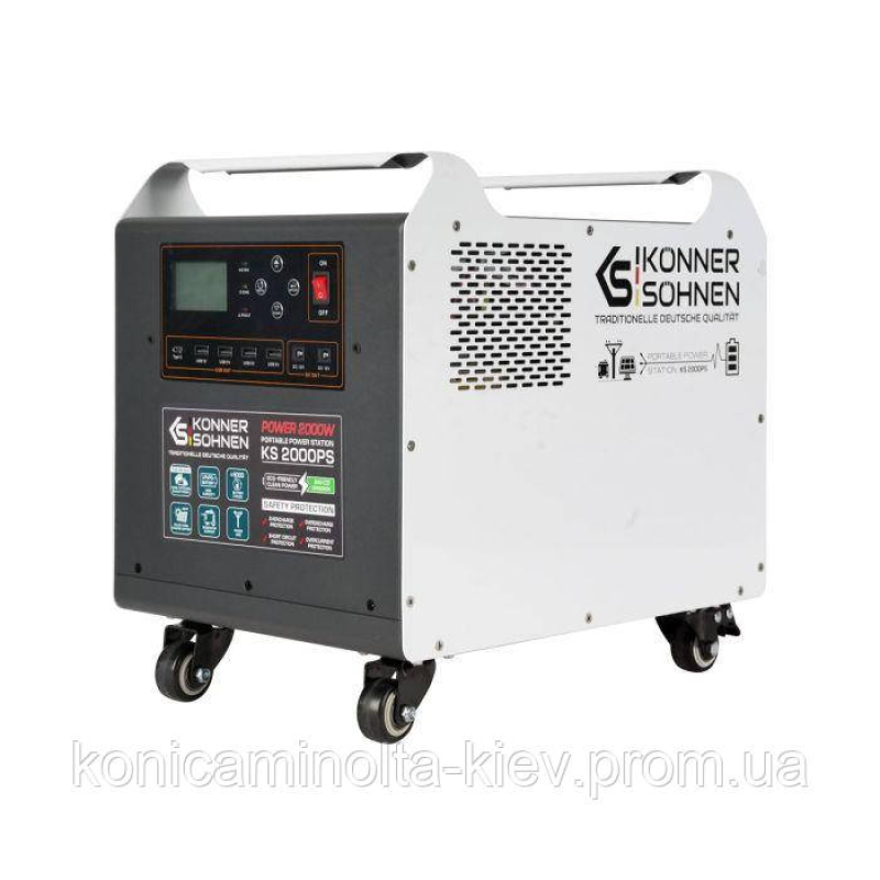 Зарядна станція Konner&Sohnen KS2000PS, 2000W, 1792Wh (KS2000PS) Зарядна станція Konner&Sohnen KS2000PS, 2000W, 1792Wh (KS2000PS)