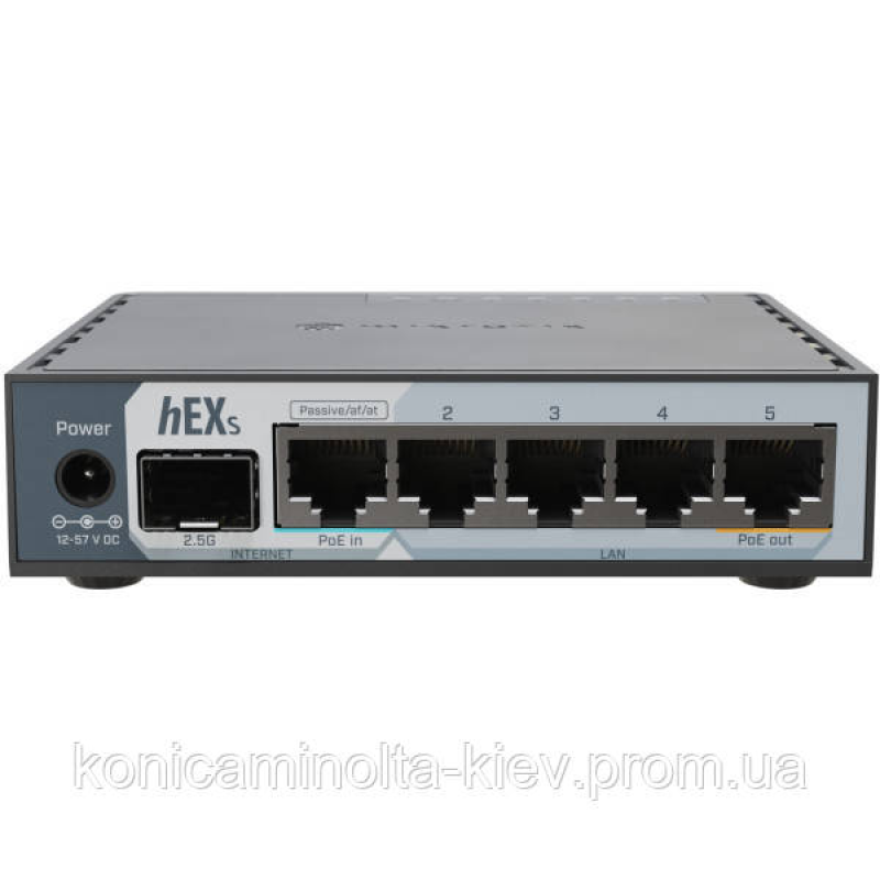 Маршрутизатор Mikrotik hEX S 2025 (E60iUGS), 5x10/100/1000, SFP ports, USB