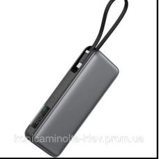 УМБ Acefast 20000mAh 130W PD,QC3.0 USB-A+USB-C In/Out,built-in cable M22 Gray