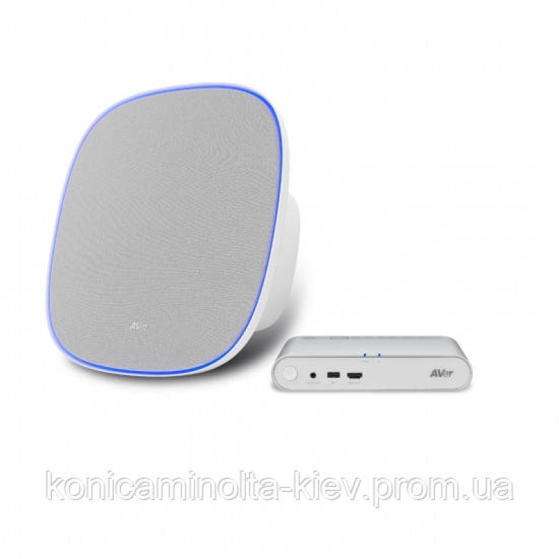 Спікерфон стельовий AVer FONE700, 3 x Uni-Mic, 18 xOmni-Mic, радіус дії 3,5 м, радіус аудіотрекінгу 2,5 м, динамік 1 х 10 W, білий