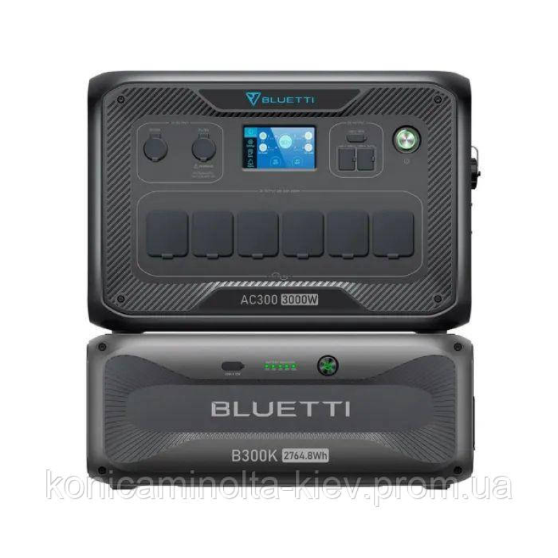 Зарядна станція BLUETTI PowerOak AC300 3000W + B300K 2764.8Wh (AC300+B300K)