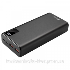 УМБ Sandberg 20000mAh 20W 3A PD,QC3.0, 2xUSB, Type-C OUT,PowerThru, метал. корпус Black