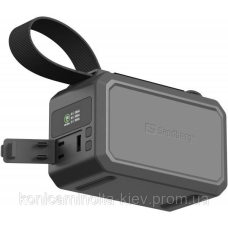 УМБ Sandberg Survivor 40000mAh, 100W, 2xUSB-С, USB-A, LED ліхтар, UPS mode, чорний