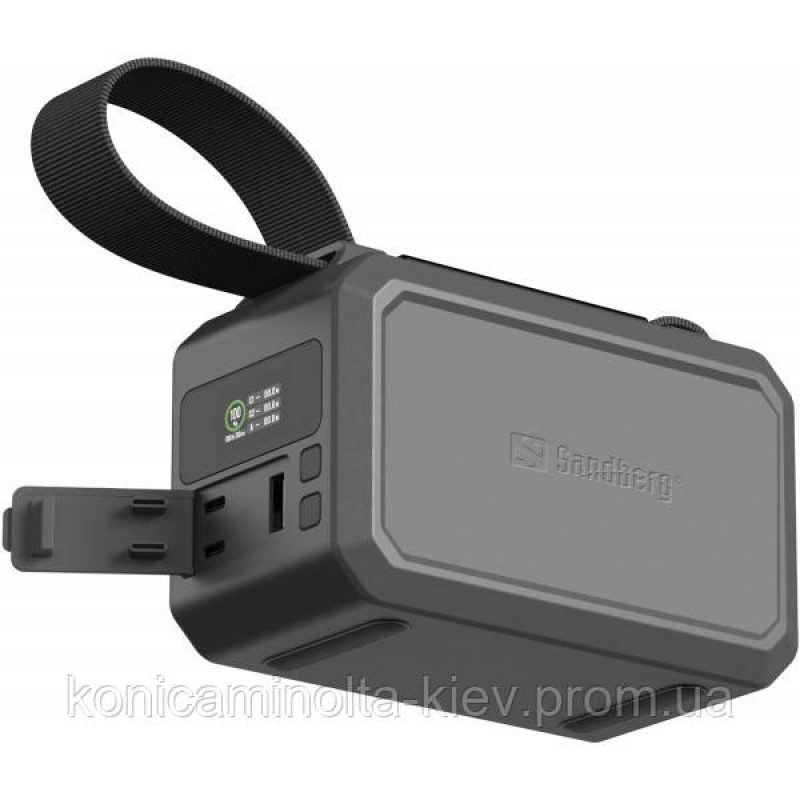 УМБ Sandberg Survivor 40000mAh, 100W, 2xUSB-С, USB-A, LED ліхтар, UPS mode, чорний