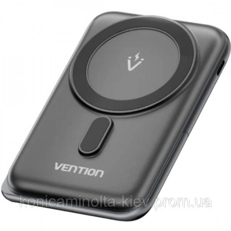УМБ Vention Magnetic Wireless 10000mAh 20W PD USB-C In/Out, QI-15W Black