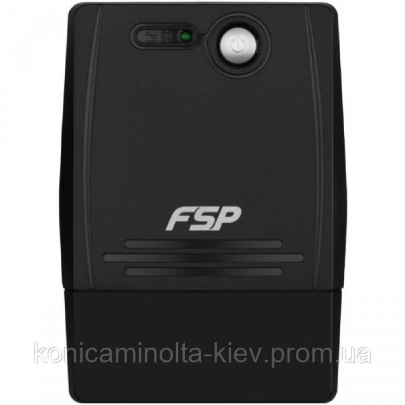 ДБЖ FSP FP650, 650VA/360W, Schuko*2, USB + RJ45, 230V/50Hz, Black