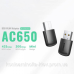 Адаптер WiFi UGREEN AC650 11ac Dual-Band USB 2.0 (CM448) (20204)