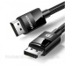 Кабель DP 1.4 Male to Male 3м Plastic Case Braided Cable UGREEN DP114 Чорний (80393)