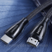 Кабель HDMI M - M, 1.0 м, V2.1 With Braid 8K@60Hz/4K@120Hz, HD140 UGREEN Чорний (80401)