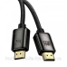 Кабель HDMI M - M, 2m, V2.1 8K, High Definition Series (Zinc alloy) WKGQ000101 Baseus Чорний (WKGQ000101)