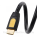 Кабель HDMI M - M, 5.0 м, V1.4 Round Cable 4K, HD101 UGREEN Чорний+Жовтий (10167)