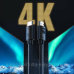 Кабель HDMI M - M, 5.0 м, V2.0 Cafule 4K@60Hz, в поліуретановій оплітці HD119 UGREEN (40103)