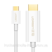 Кабель-Перехідник USB Type C to HDMI Cable Male to Male ABS Case 1.5m UGREEN MM121 Білий (30841)