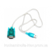 Перехідник USB --> COM (RS232) 9pin, 1.0м кабель (B00088) Перехідник USB --> COM (RS232) 9pin, 1.0м кабель (B00088)