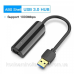 Перехідник USB 3.0 --> Ethernet RJ45 1000Mb чорний Vention (CEHBB) Перехідник USB 3.0 --> Ethernet RJ45 1000Mb чорний Vention (CEHBB)