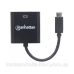 Перехідник USB3.1 Type-C --> DVI (F), Manhattan (152051) Перехідник USB3.1 Type-C --> DVI (F), Manhattan (152051)